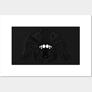 Spider (Black) Posters and Art